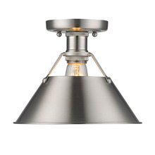  3306-FM PW-PW - Orwell PW Flush Mount in Pewter with Pewter shade